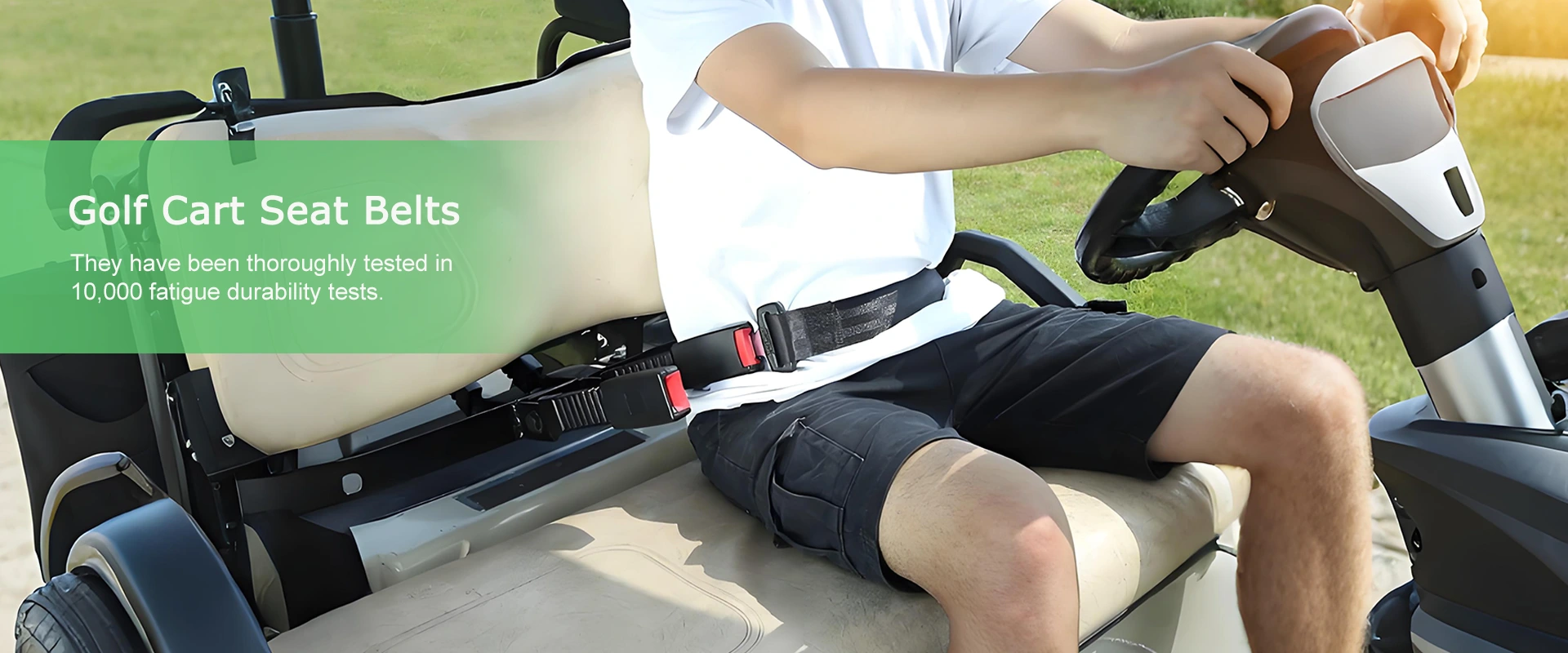 Kinijos golfo krepšelio sėdynės diržai