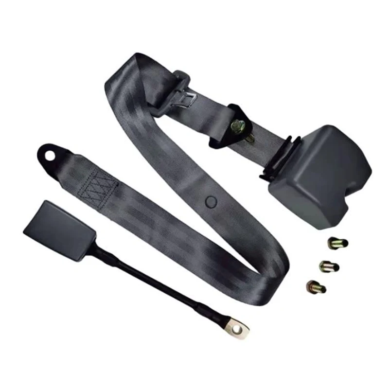 Kokie yra trys saugos diržo sagties taškai?